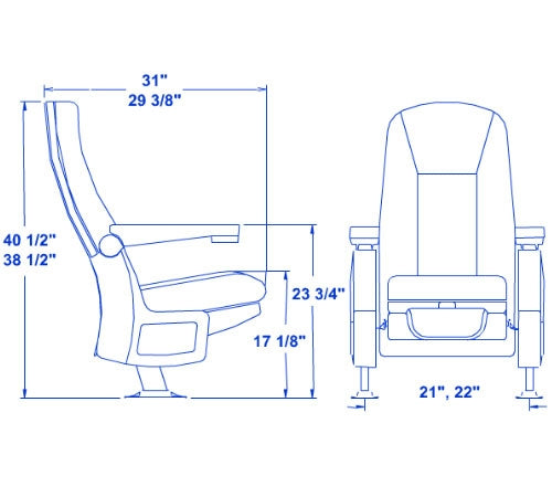 The Hollywood fixed back new theater seating Celebrity Seating 03