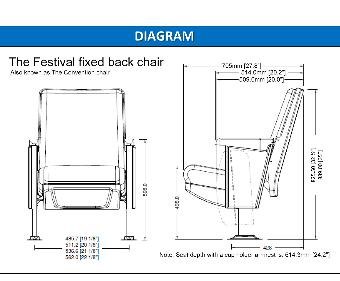 Festival Fixed back new theater seating celebrity seating 05