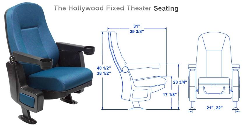 The Hollywood fixed back new theater seating Celebrity Seating 02