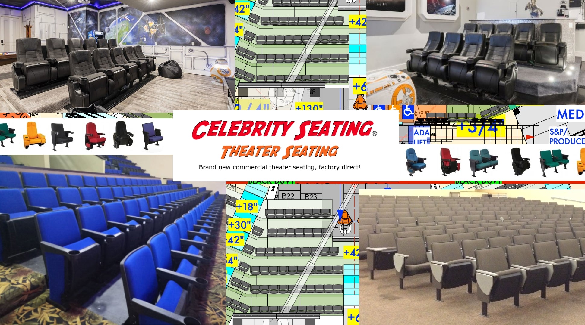New auditorium theater seating Celebrity Seating