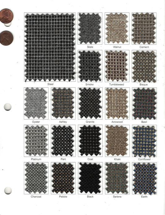 Fabric color choices for new theater seating